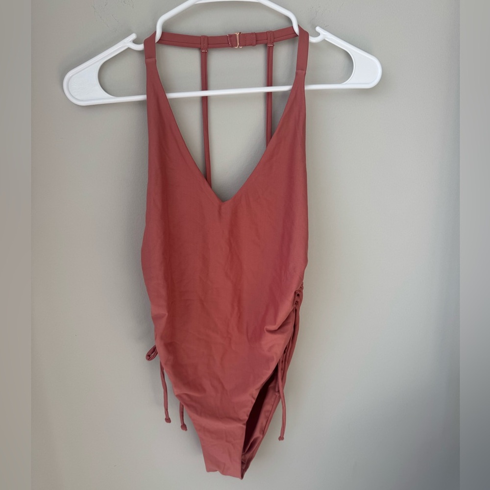 One-Piece Swimsuit in Dusty Rose